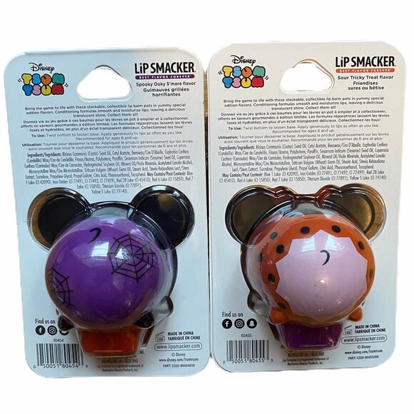 Lip Smacker Disney Tsum Tsum Mickey and Minnie Halloween Lip Balms - Picture 4 of 4